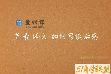 曾曦 语文 如何写读后感