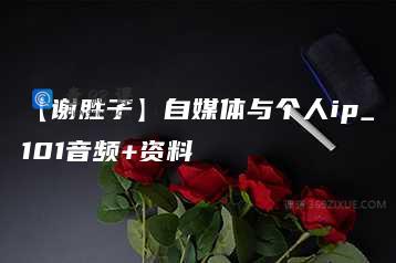 【谢胜子】自媒体与个人ip_101音频+资料