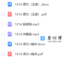 中国日报China Daily精讲2021（共18期含文本➕音频➕笔记）