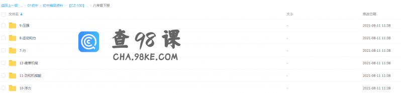 最新洋葱初中物理（8-9）年级全套