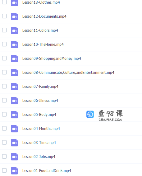 剑桥英语憨爸巫老师剑桥英语KET单词课