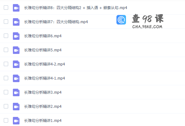 2021考研英语宋智鸣《长难句技巧分析班》