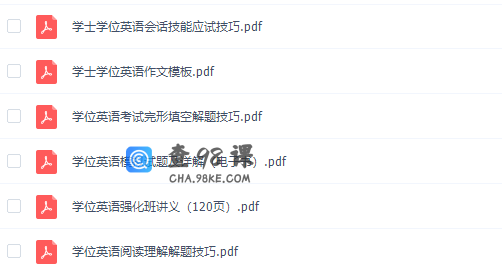 成人本科学士学位英语精讲班视频课程