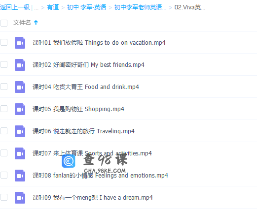 初中英语有道精品李军Viva英语听力口语营1期视频课程完结