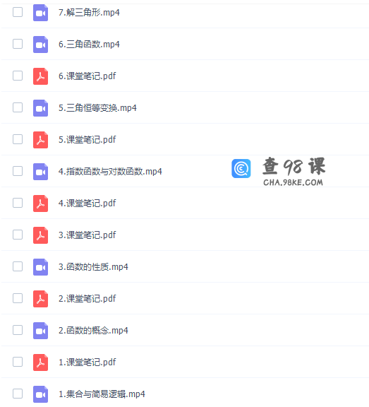 2021高考数学作业帮旭星星数学全套视频课程完结