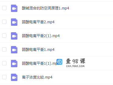 周鹏无敌化学秘诀离子理论难度突破课程
