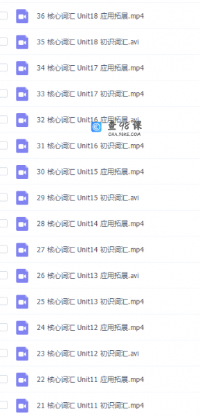 考研朱伟恋练有词词汇5500核心词汇2（全20-60集）