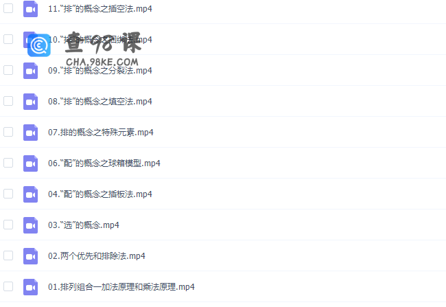 高中数学建哥指针数学之排列与组合知识点专题课