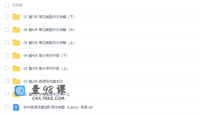 万门中学中考英语作文写作专项训练网课教学视频