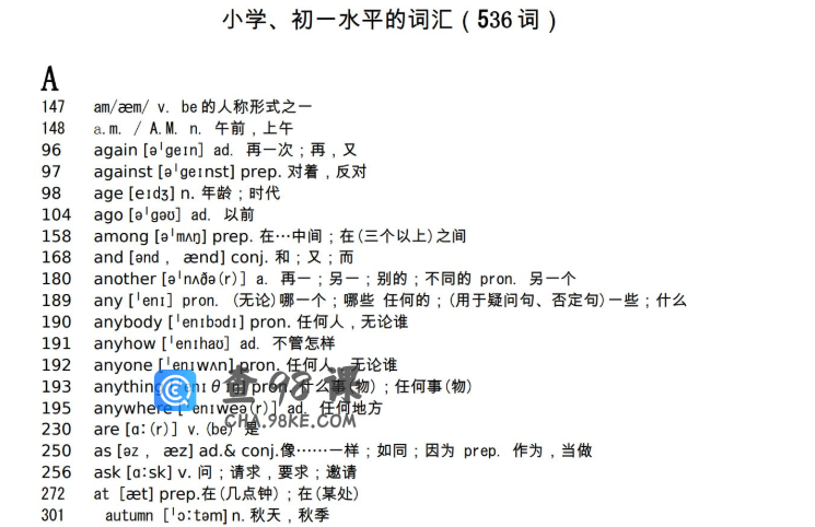 杨亮高考3500词汇分类文档