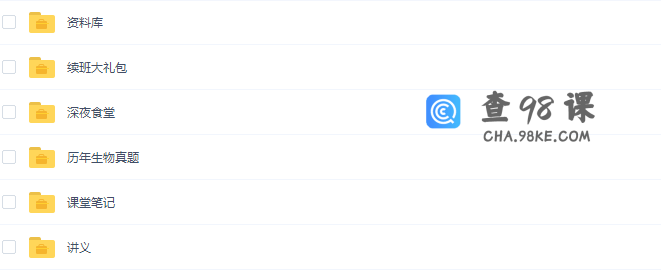 高途课堂2021高二生物徐京秋季班视频课程