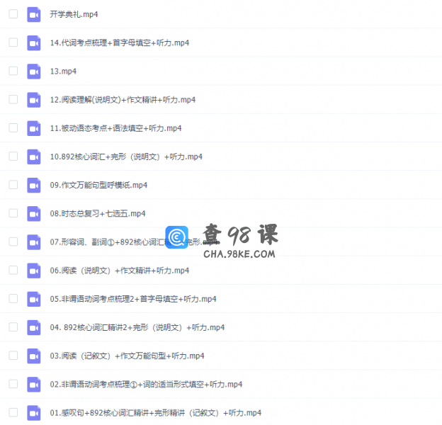 21届高途课堂初三英语曲艺高清视频课程