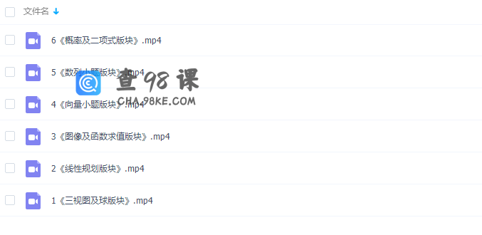 大山数学 【数学8大板块满分特训营】选填速算技巧