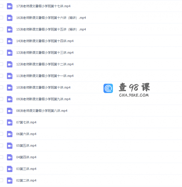 跟谁学洪老师作文小学班暑假高清视频课程