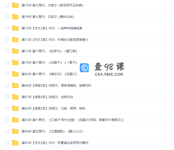 王帆初一新生语文年卡目标满分班（沪教版2019年版本75课时视频课程）