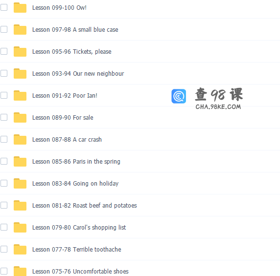 新概念英语第一册视频教程（学习英语的敲门砖100课时）