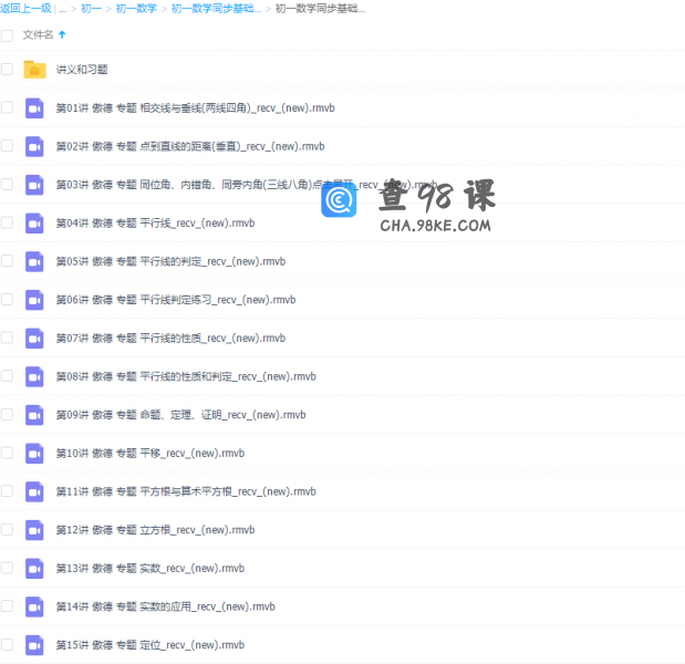 数学学习网傲德初中初一数学下学期课程（同步基础整式与方程组专题）