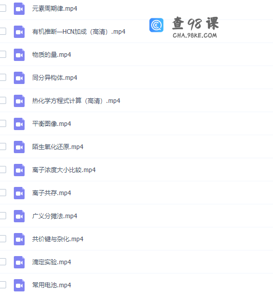 学魁榜史家昕高考化学（知识点突破特训课）