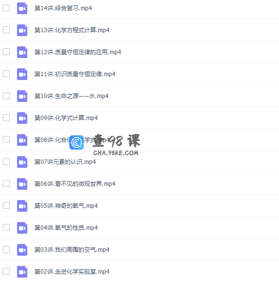 学而思初三化学陈谭飞菁英班（2020暑假全国版）