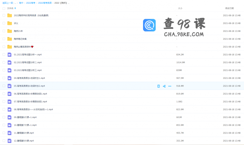 2022陶然英语线上高考试题大全（全年班语法分析）