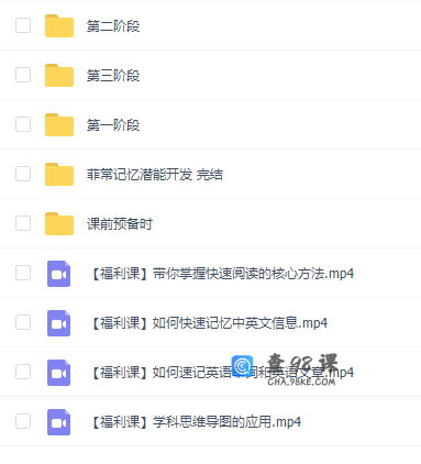 菲常记忆11套记忆训练课程全集课程（卢菲菲超脑训练营）