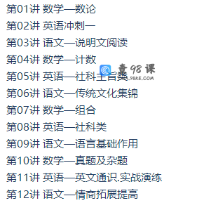 拾伍课堂2019RDF初试冲刺（超清视频打包）