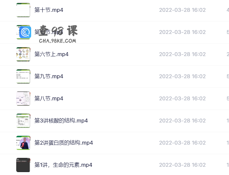 高一生物暑期 徐京