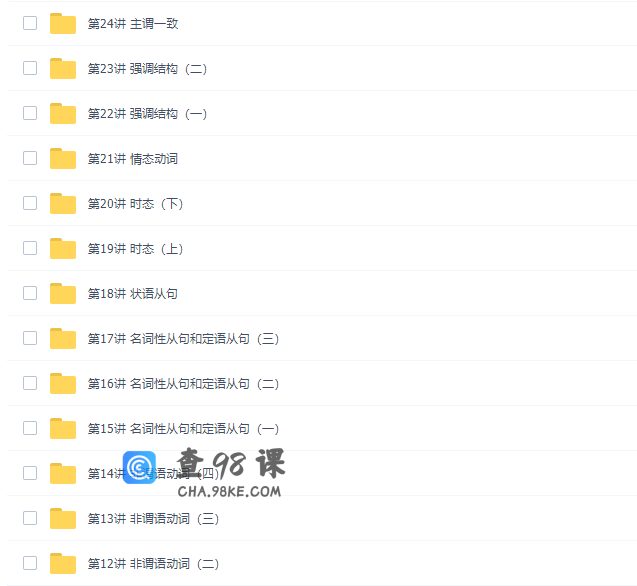 学而思高考英语关娜语法全突破视频课程