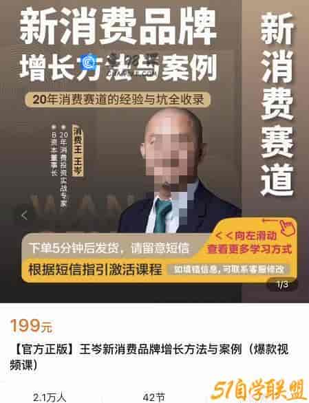 王岑·新消费品牌增长方法与案例，20年消费赛道的经验与坑全收录