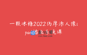 一颗冰糖2022伪厚涂人像ipad插画系统课