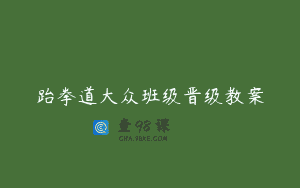跆拳道大众班级晋级教案
