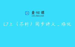 L7上（苏科）同步讲义_培优
