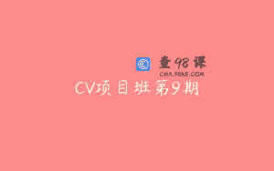 CV项目班第9期