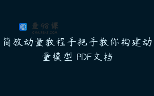 简放动量教程手把手教你构建动量模型 PDF文档