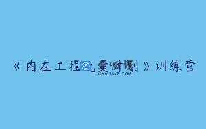 《内在工程蜕变计划》训练营
