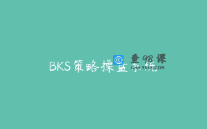 BKS策略操盘系统