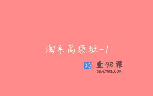 淘系高级班-1