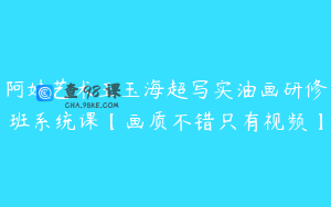 阿妹艺术王玉海超写实油画研修班系统课【画质不错只有视频】