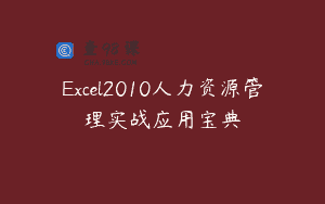 Excel2010人力资源管理实战应用宝典