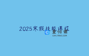 2025寒假技能课程
