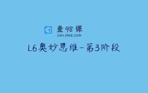 L6奥妙思维-第3阶段