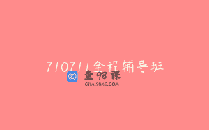 710711全程辅导班