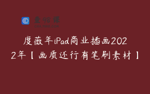 度薇年iPad商业插画2022年【画质还行有笔刷素材】