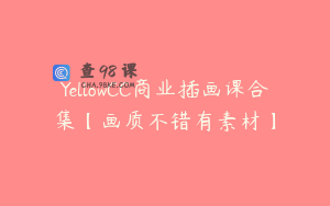 YellowCC商业插画课合集【画质不错有素材】