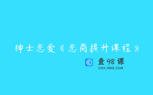 绅士恋爱《恋商提升课程》