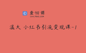 温大玥小红书引流变现课-1