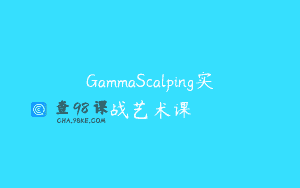 GammaScalping实战艺术课