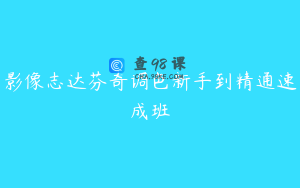 影像志达芬奇调色新手到精通速成班