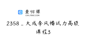 2358_大成拳风幡试力高级课程3