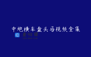 中炮横车盘头马视频全集